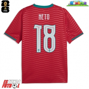 Portugal Pedro Neto #18 Primera Equipación Mundial 2026 Manga Corta Portugal Pedro Neto #18 Primera Equipación Mundial 2026 Manga Corta